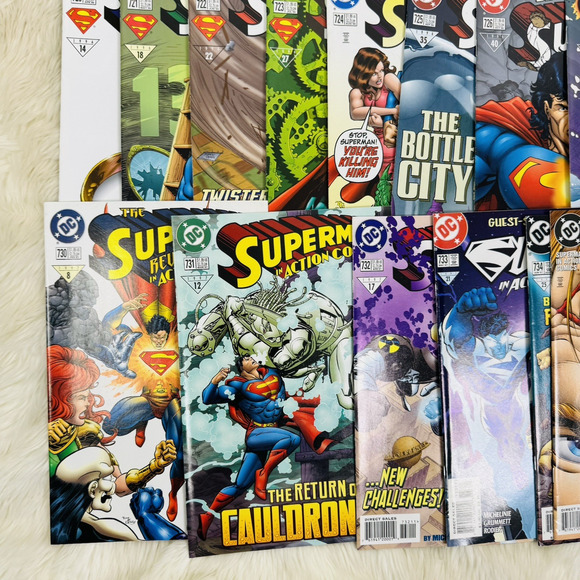 Superman Action Comics 600 710-738 Lot Superman Blue Vs Joker - Picture 5 of 6